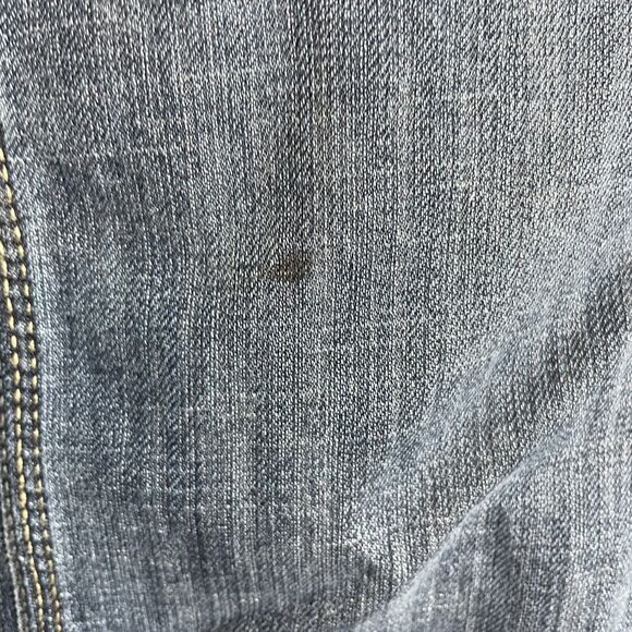 CAbi Jeans Size 4 Women's Bootcut Style 638R Flap Button Pockets Mid-Rise Dark - Picture 2 of 4